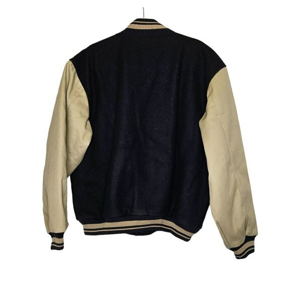 Vintage Bishop Reddaway Safety Award Varsity Jacket L Wool Quilted Canada - Picture 2 of 10